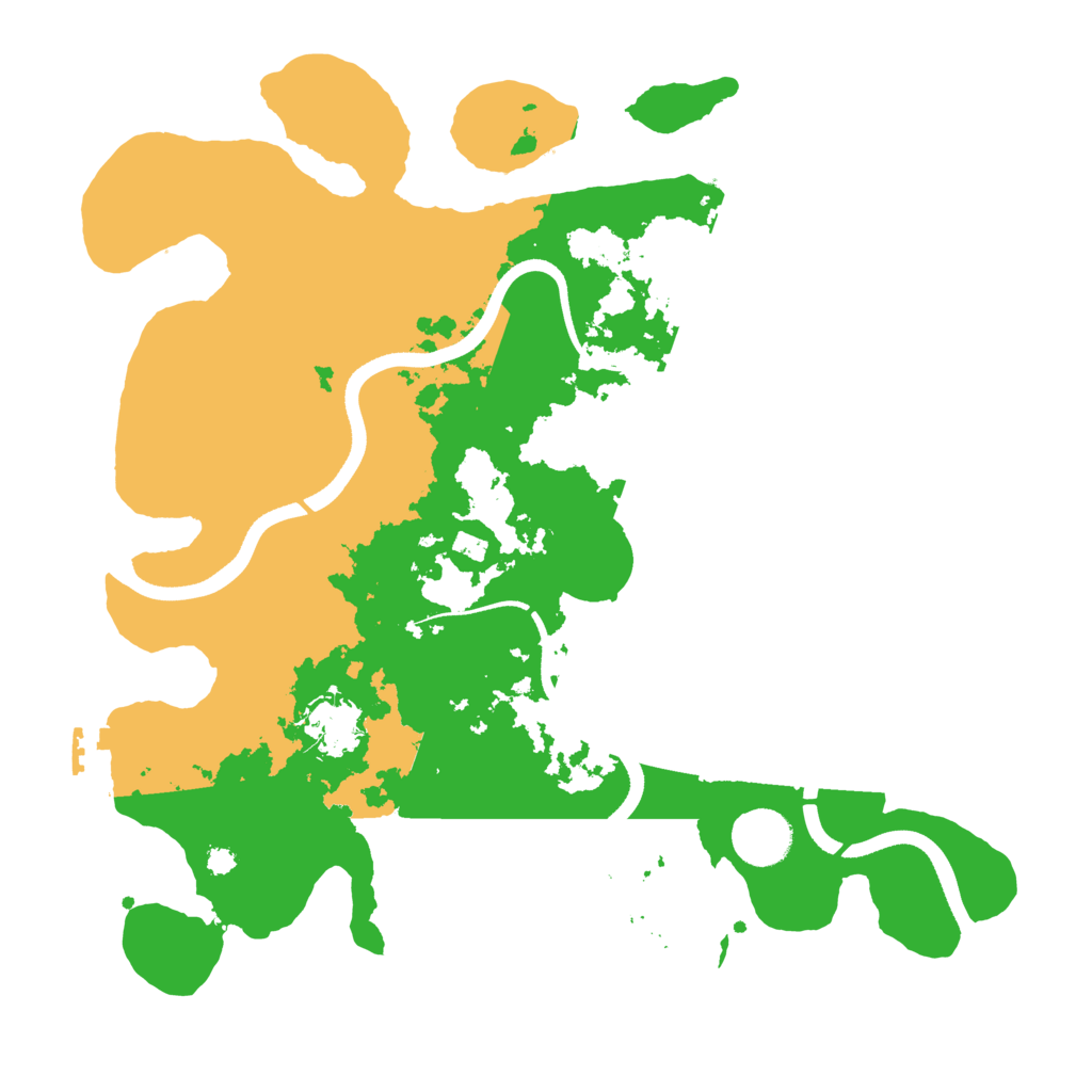 Biome Rust Map: Procedural Map, Size: 3500, Seed: 432706448