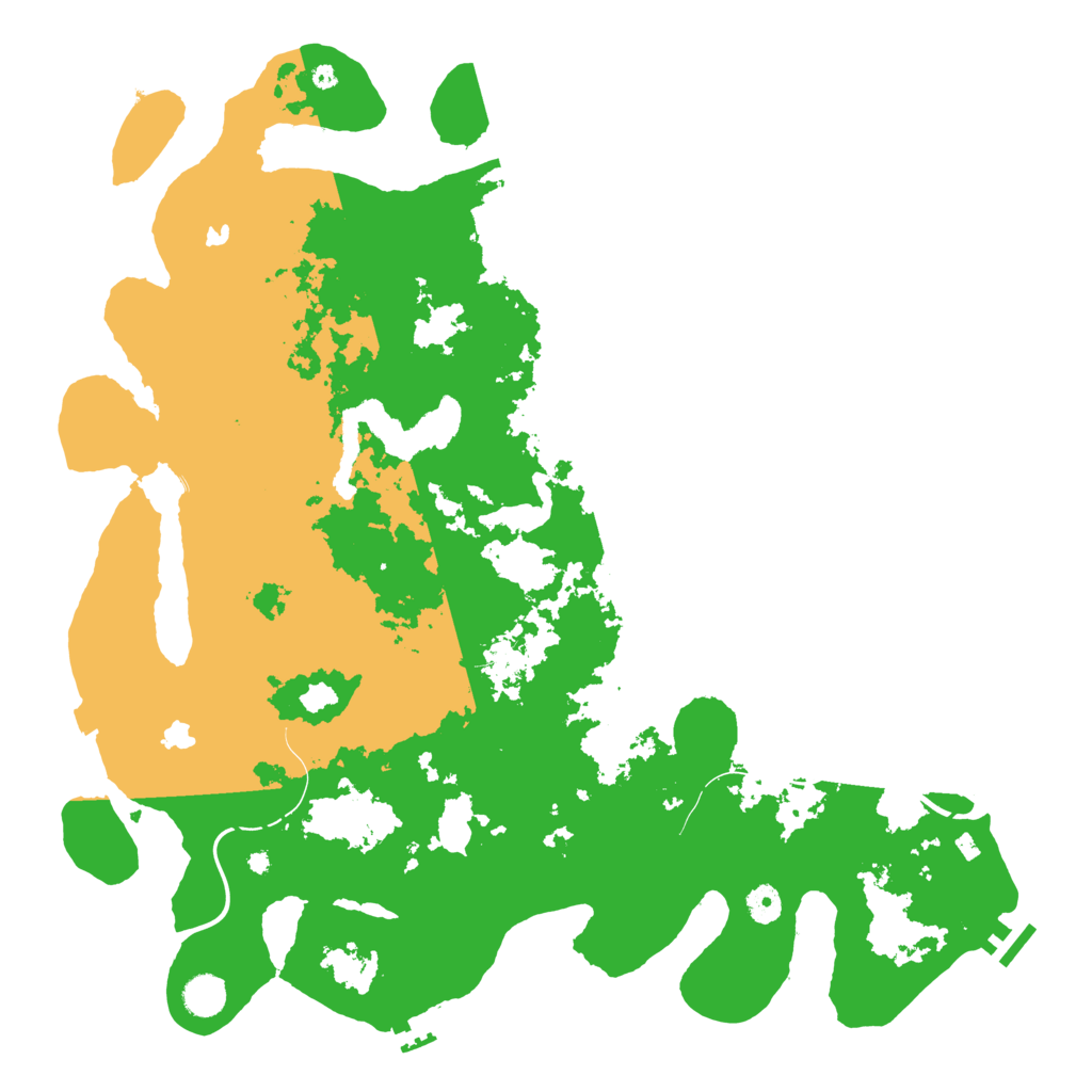 Biome Rust Map: Procedural Map, Size: 4500, Seed: 10601553