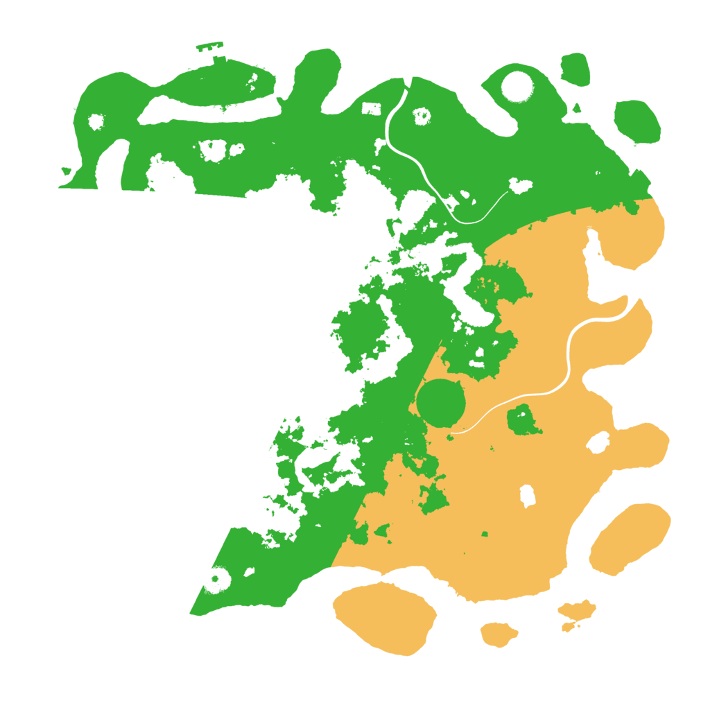 Biome Rust Map: Procedural Map, Size: 4000, Seed: 1542563214
