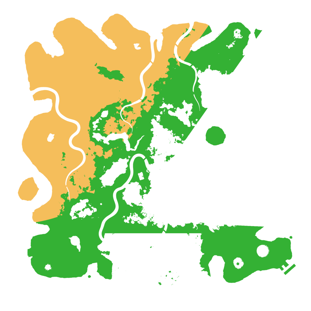 Biome Rust Map: Procedural Map, Size: 4500, Seed: 1486814881