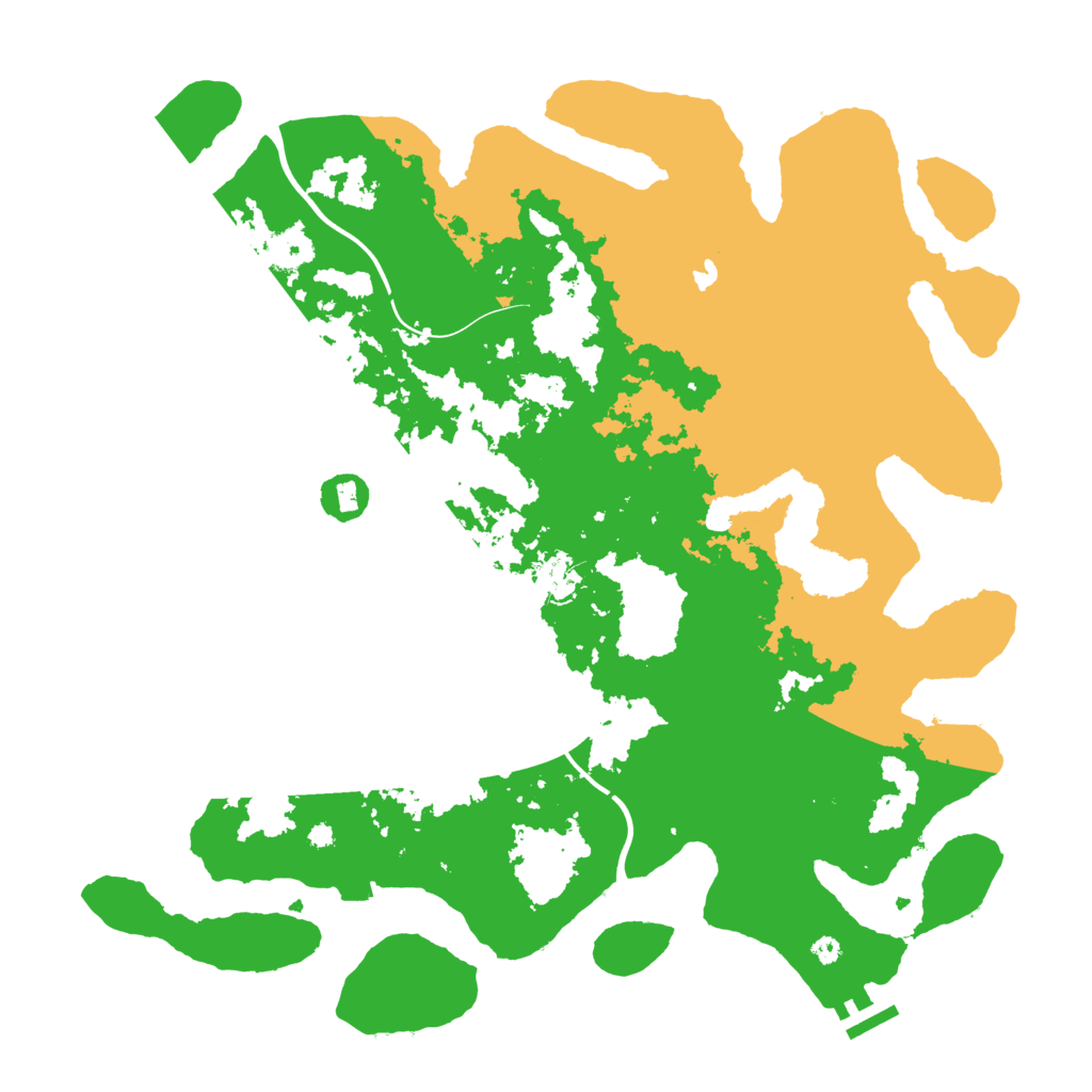 Biome Rust Map: Procedural Map, Size: 4000, Seed: 1091451102