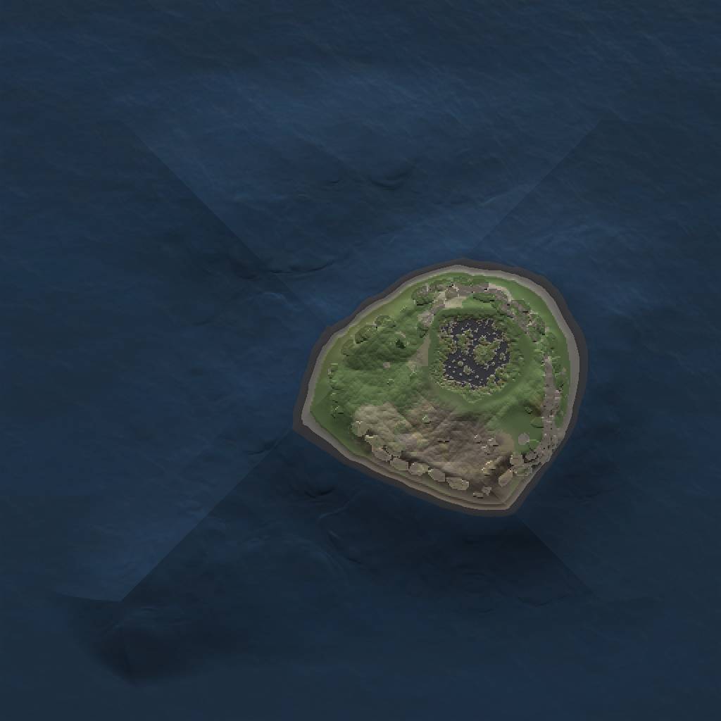 Rust Map: Procedural Map, Size: 1000, Seed: 1214097221, 3 Monuments