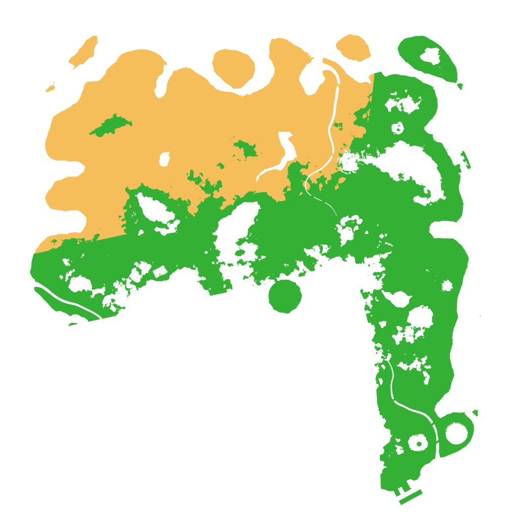 Biome Rust Map: Procedural Map, Size: 4250, Seed: 31236598