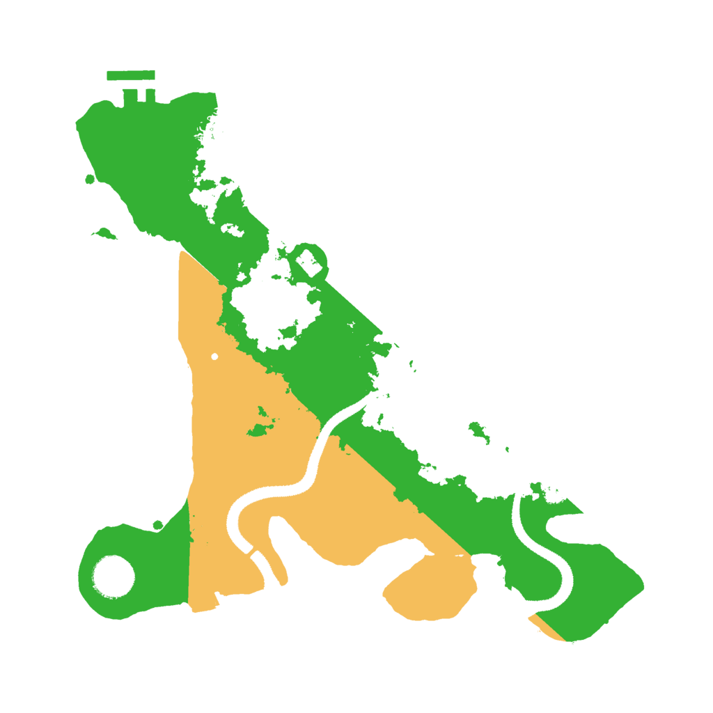 Biome Rust Map: Procedural Map, Size: 3000, Seed: 86755596