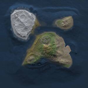 Thumbnail Rust Map: Procedural Map, Size: 1500, Seed: 48362265, 2 Monuments