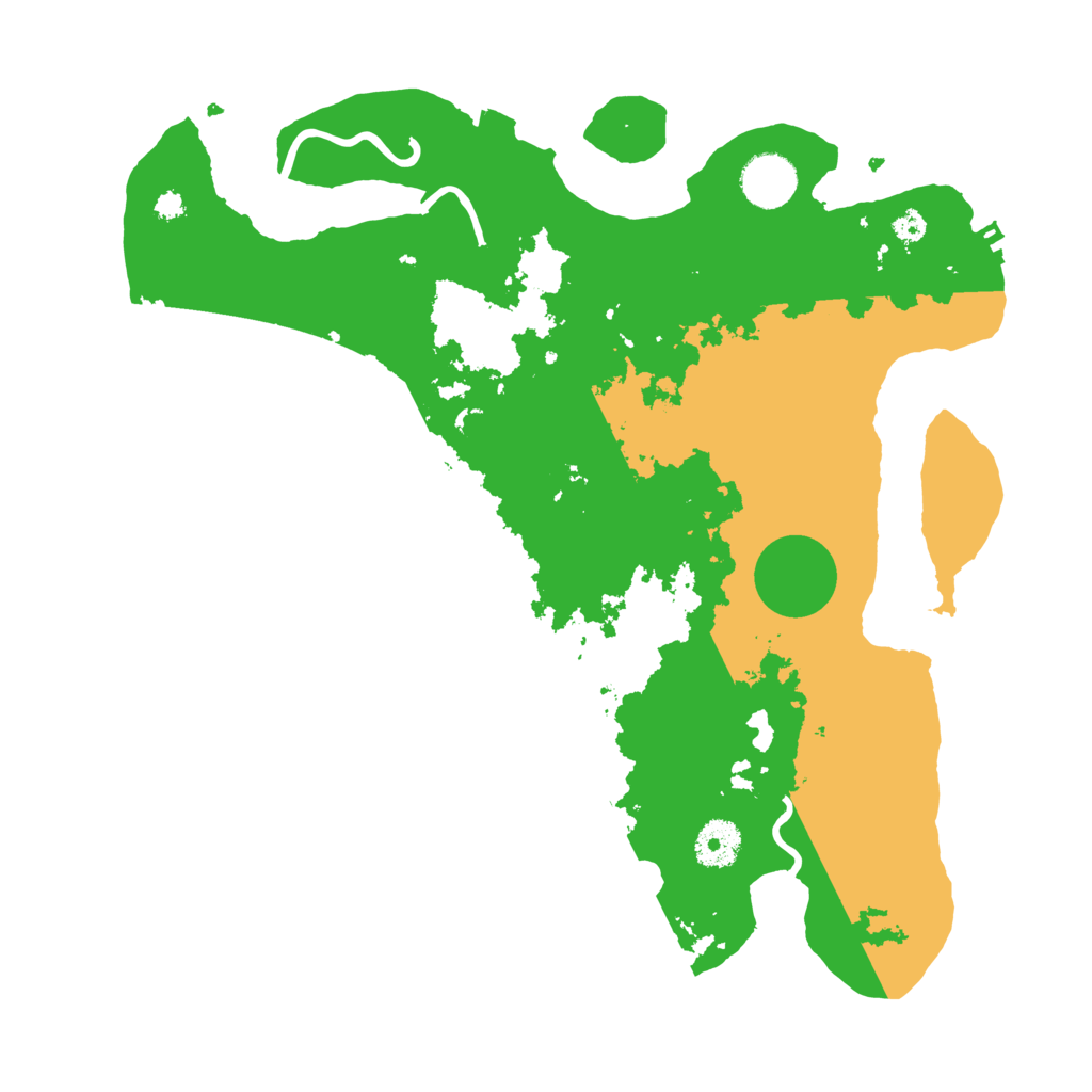Biome Rust Map: Procedural Map, Size: 3500, Seed: 1544907443