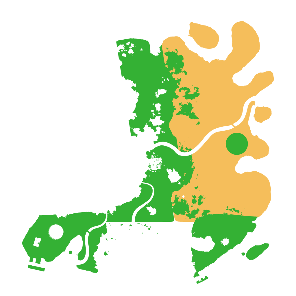Biome Rust Map: Procedural Map, Size: 3550, Seed: 21928922