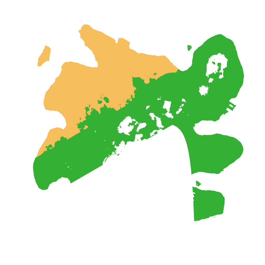 Biome Rust Map: Procedural Map, Size: 2500, Seed: 49867