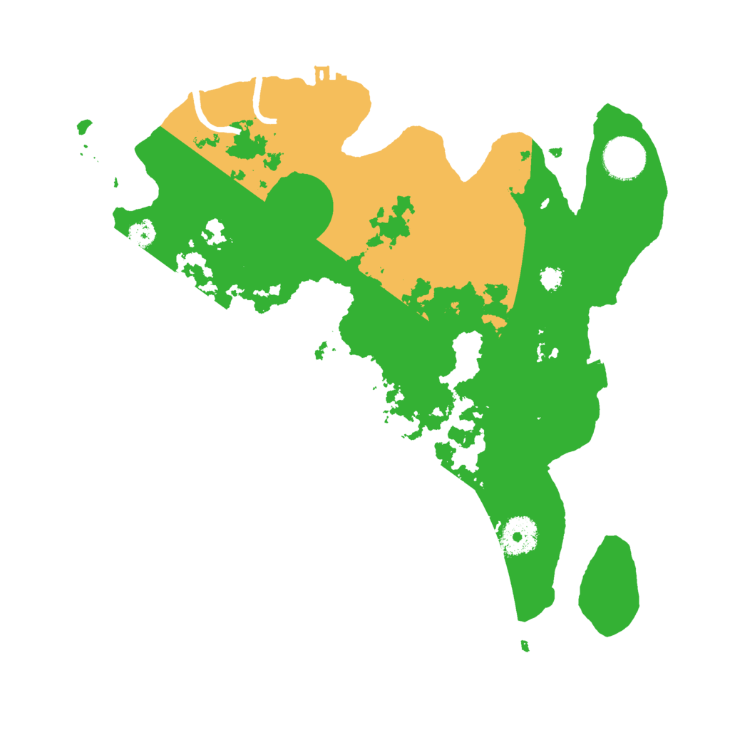 Biome Rust Map: Procedural Map, Size: 3000, Seed: 843668378