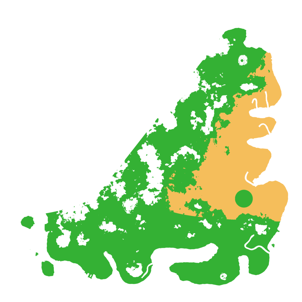 Biome Rust Map: Procedural Map, Size: 4500, Seed: 63445