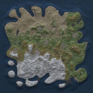 Thumbnail Rust Map: Procedural Map, Size: 4250, Seed: 305279844, 19 Monuments