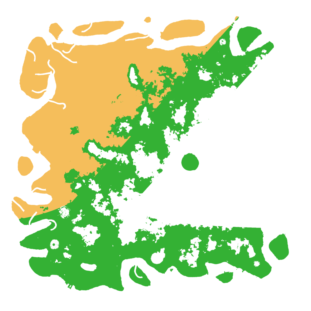 Biome Rust Map: Procedural Map, Size: 5000, Seed: 940254838