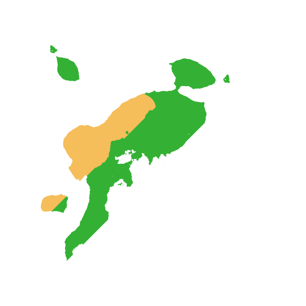 Biome Rust Map: Procedural Map, Size: 2000, Seed: 821945809