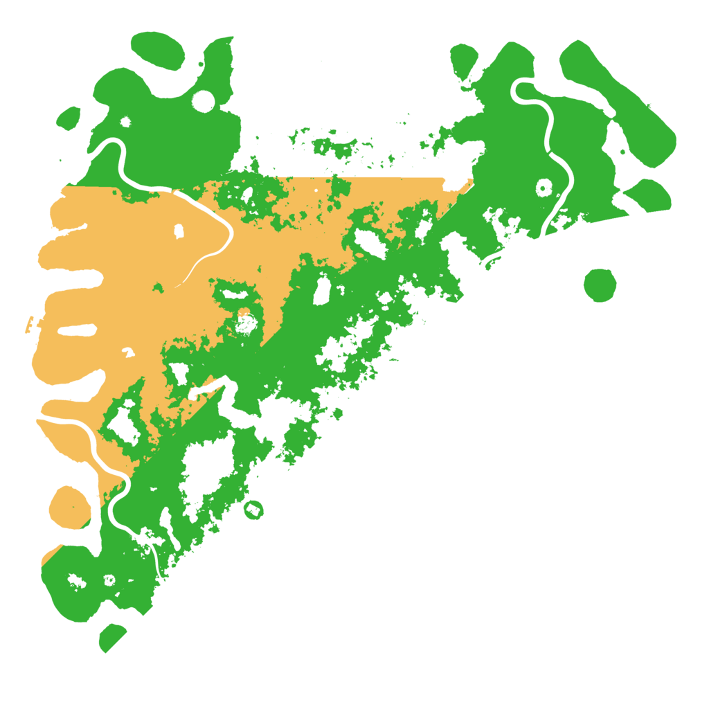 Biome Rust Map: Procedural Map, Size: 6000, Seed: 62370064