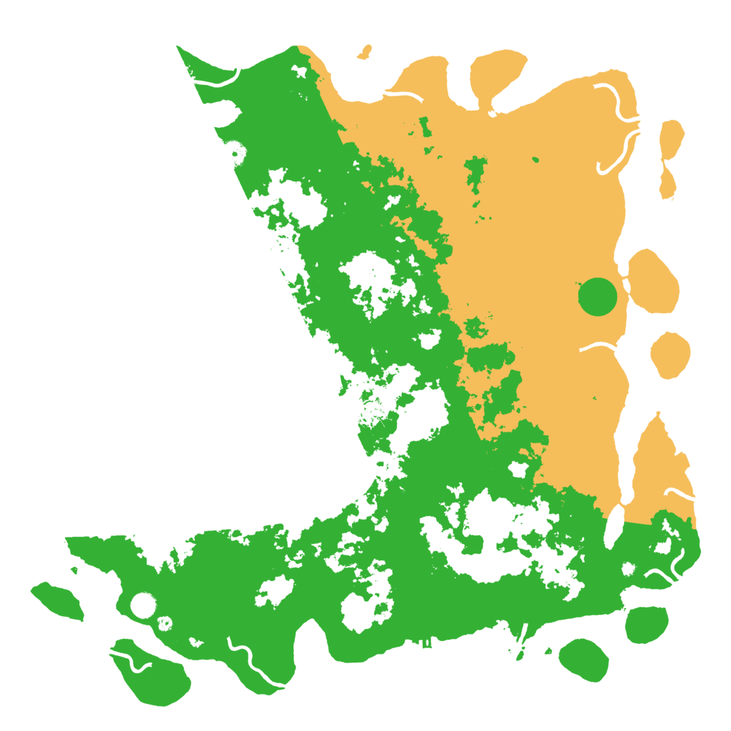 Biome Rust Map: Procedural Map, Size: 5000, Seed: 570247490