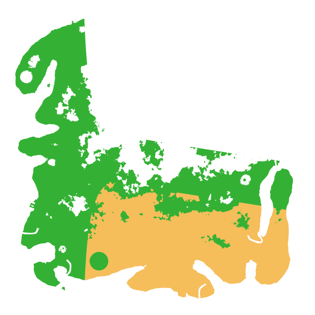 Biome Rust Map: Procedural Map, Size: 4500, Seed: 750880333