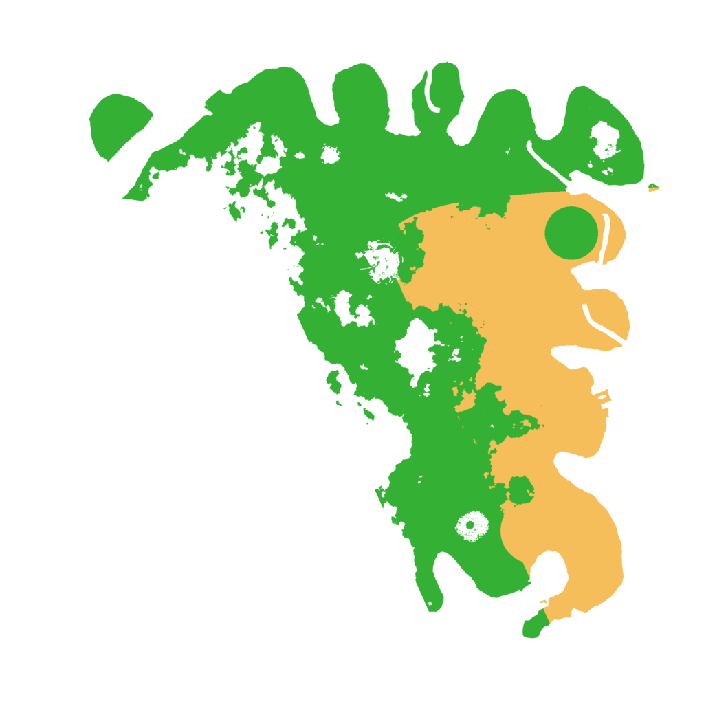 Biome Rust Map: Procedural Map, Size: 3500, Seed: 1238871053