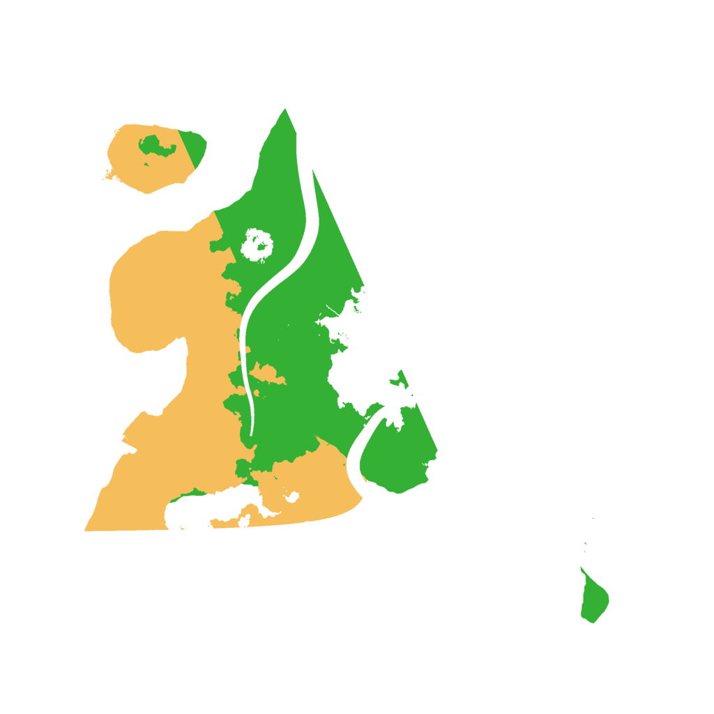 Biome Rust Map: Procedural Map, Size: 2250, Seed: 40000