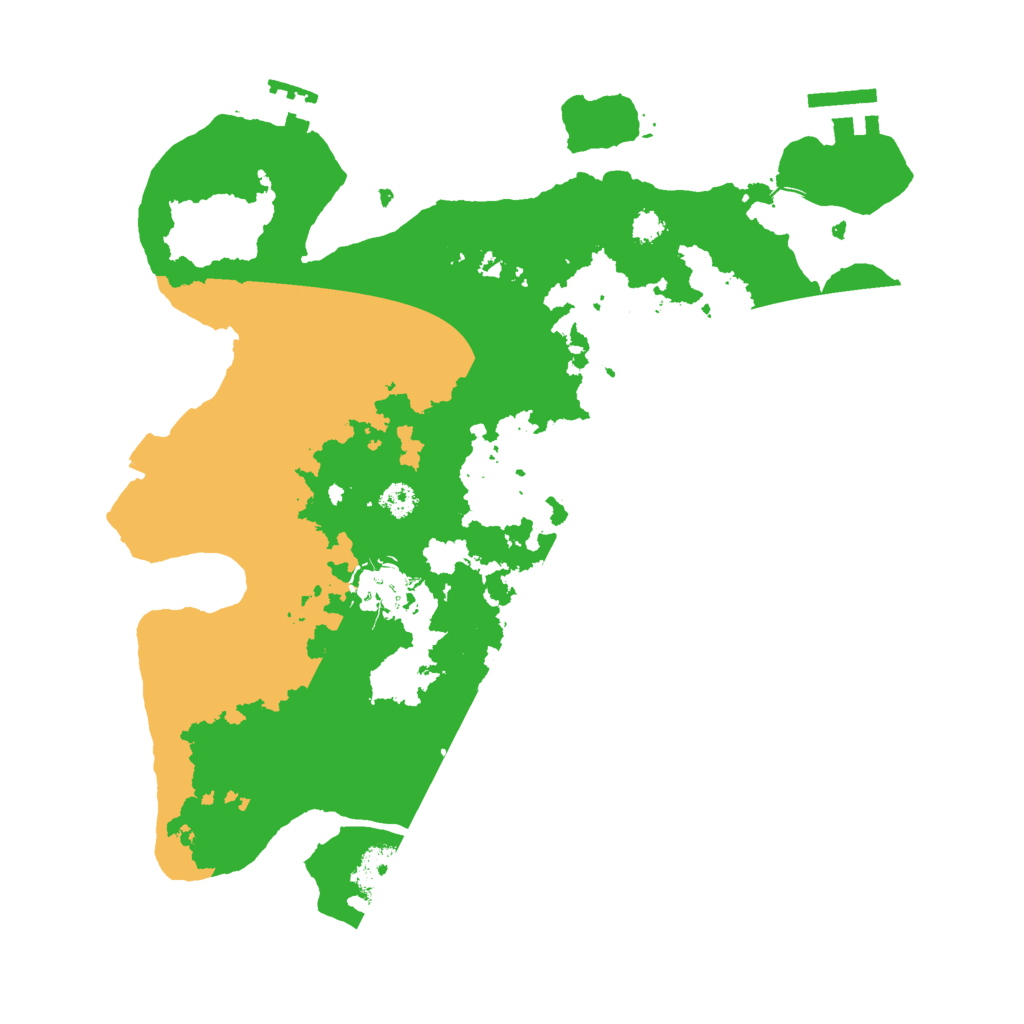 Biome Rust Map: Procedural Map, Size: 3000, Seed: 609912402