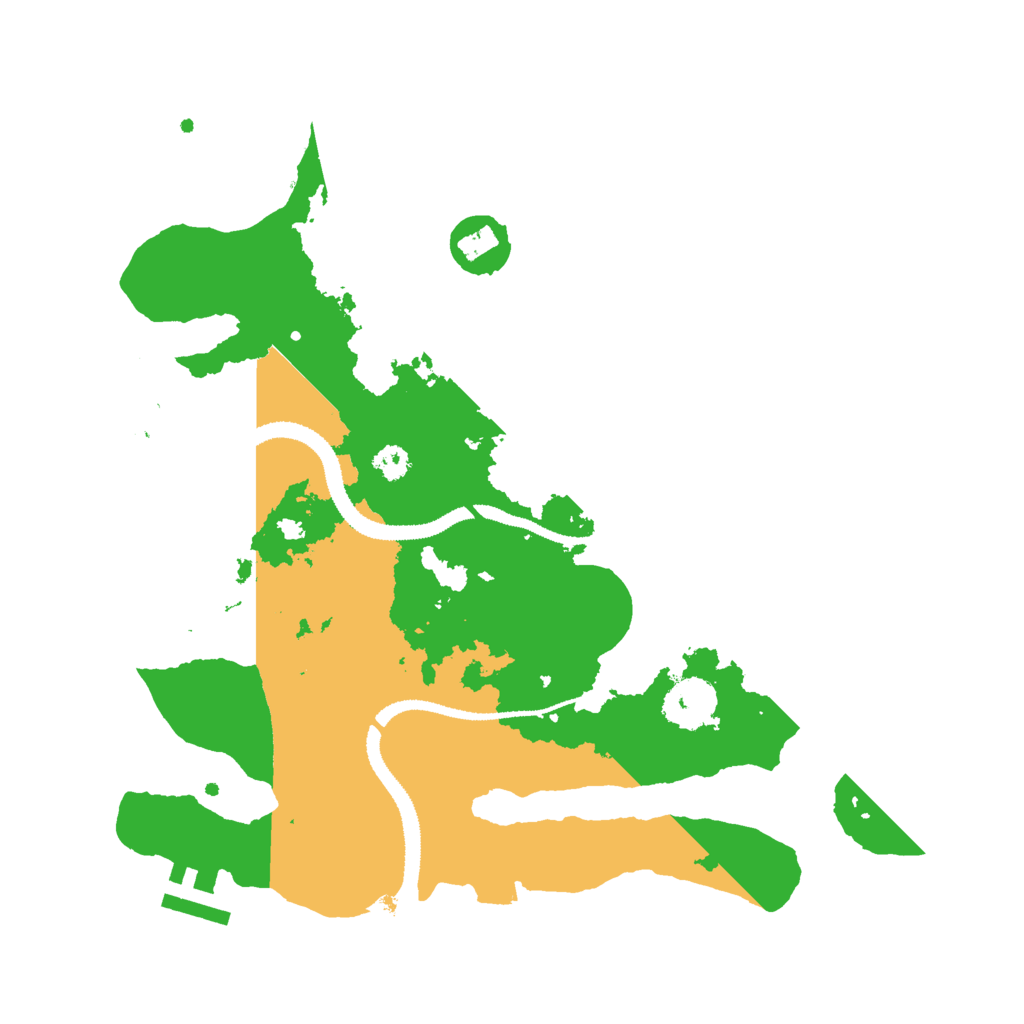 Biome Rust Map: Procedural Map, Size: 3000, Seed: 7480153