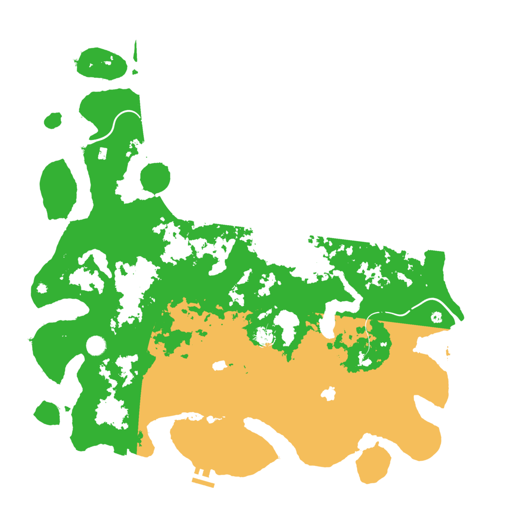 Biome Rust Map: Procedural Map, Size: 4500, Seed: 525512704
