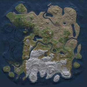 Thumbnail Rust Map: Procedural Map, Size: 4250, Seed: 975345425, 15 Monuments