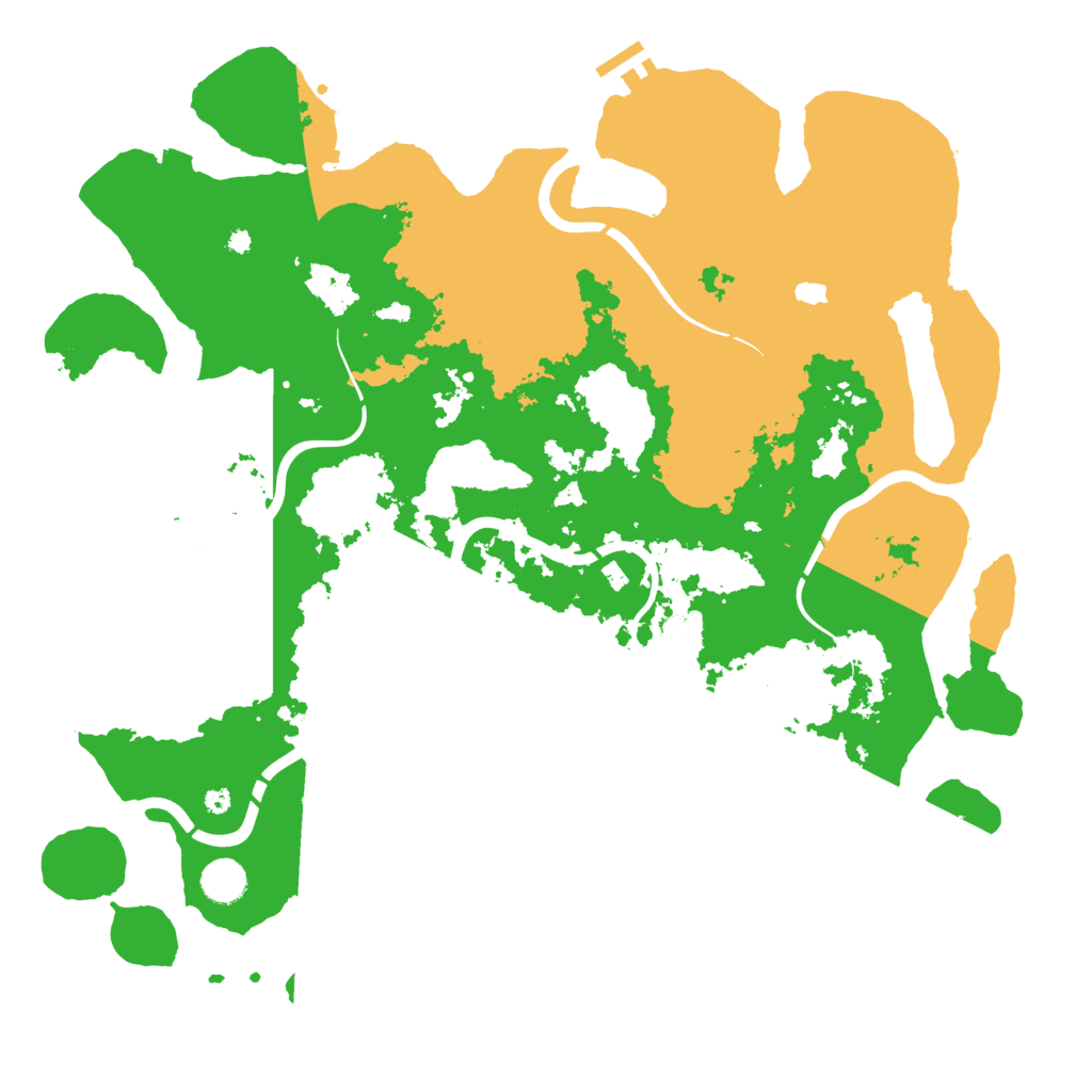 Biome Rust Map: Procedural Map, Size: 4250, Seed: 975345425