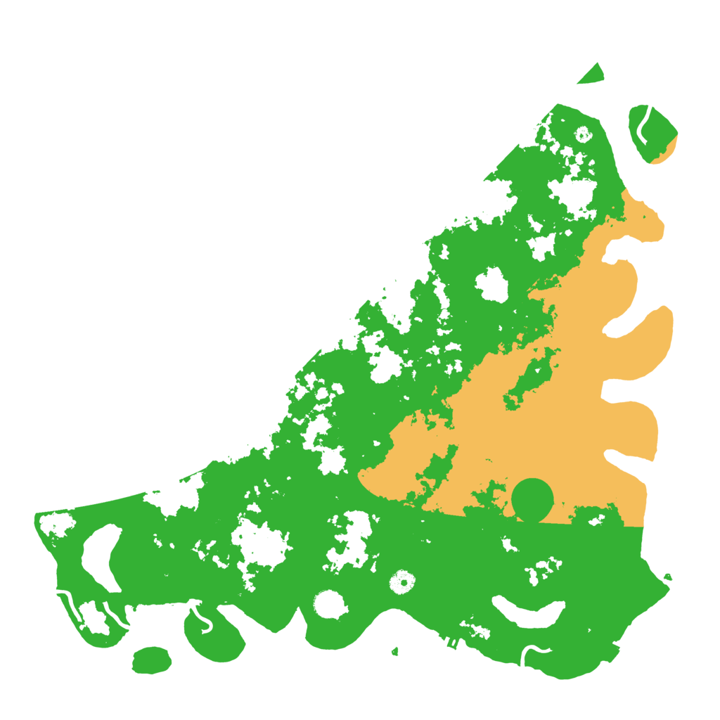 Biome Rust Map: Procedural Map, Size: 4500, Seed: 508676825