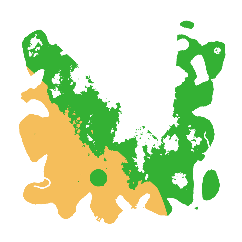 Biome Rust Map: Procedural Map, Size: 3700, Seed: 67008669