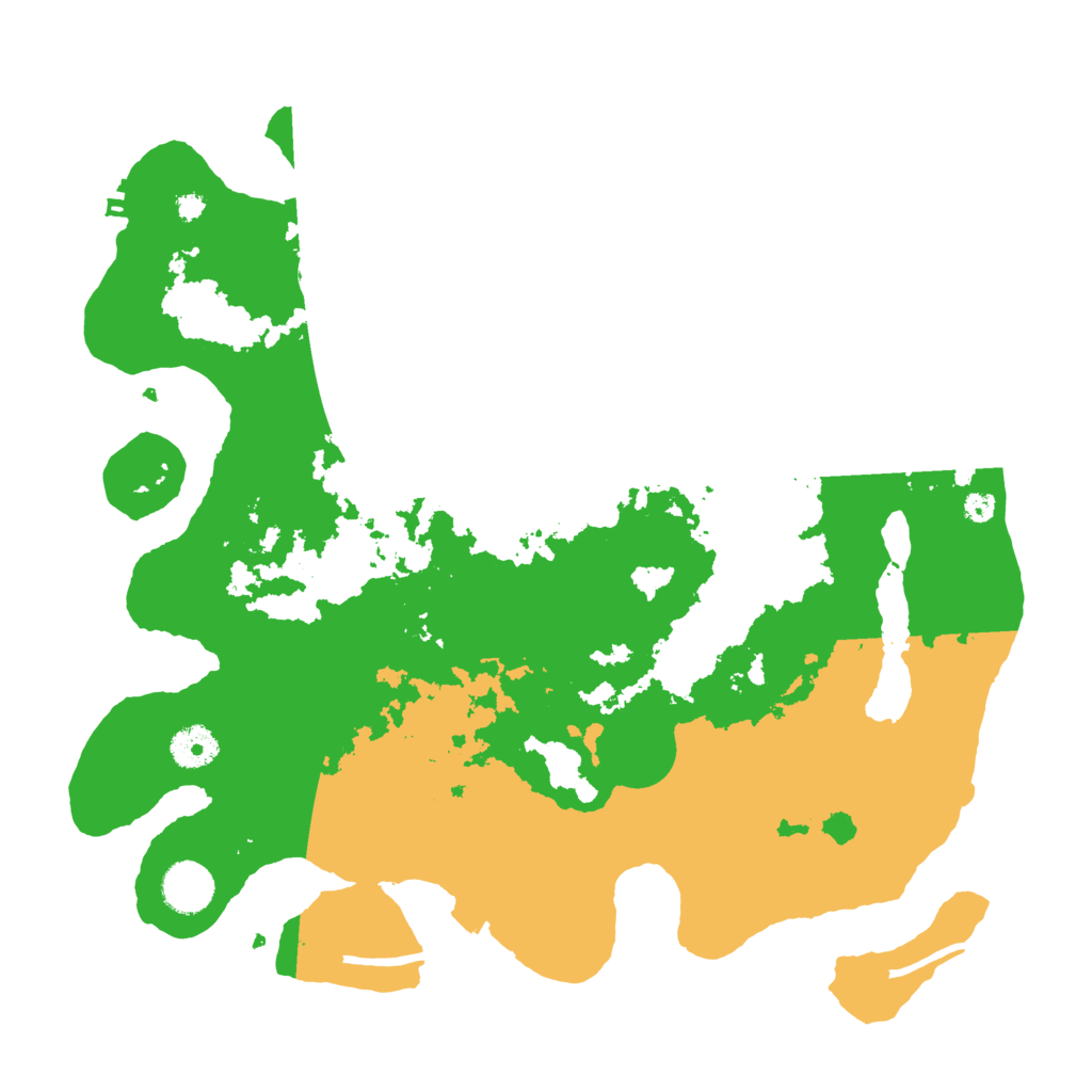 Biome Rust Map: Procedural Map, Size: 3700, Seed: 79647818