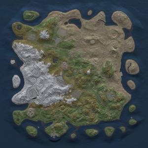Thumbnail Rust Map: Procedural Map, Size: 4250, Seed: 2078056923, 18 Monuments