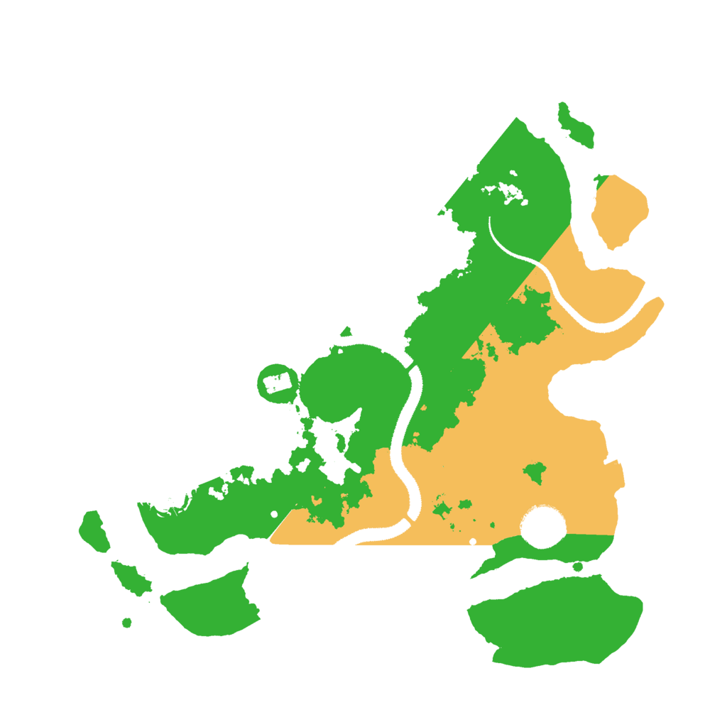 Biome Rust Map: Procedural Map, Size: 3000, Seed: 24530853