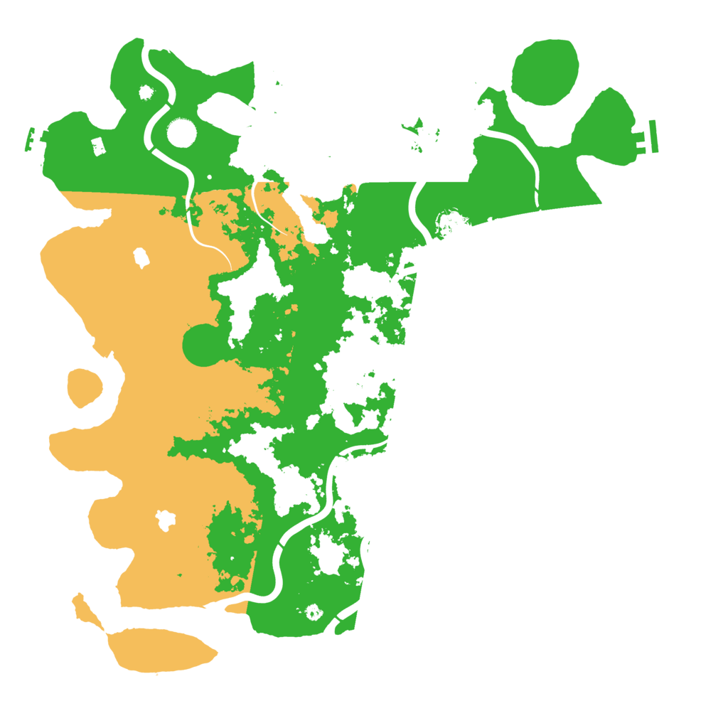 Biome Rust Map: Procedural Map, Size: 4500, Seed: 1988259700