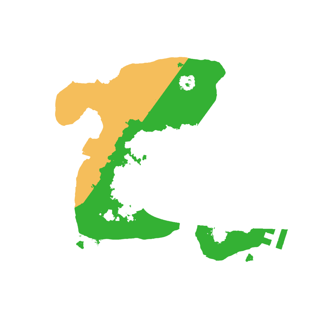Biome Rust Map: Procedural Map, Size: 2000, Seed: 8032024