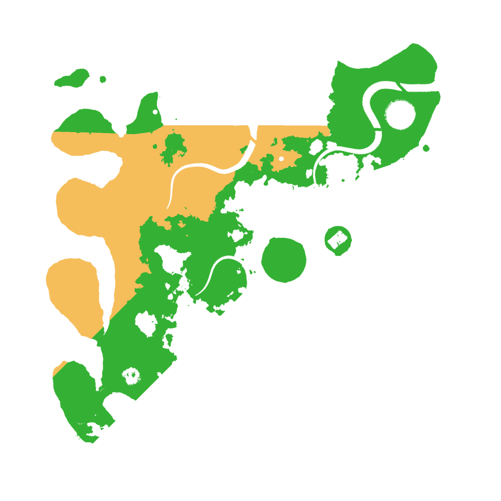 Biome Rust Map: Procedural Map, Size: 3000, Seed: 12213