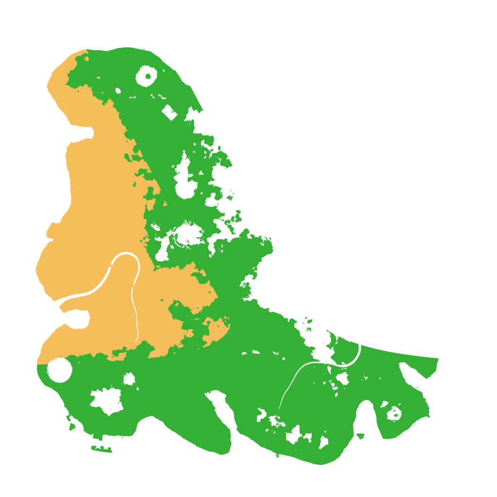 Biome Rust Map: Procedural Map, Size: 3600, Seed: 605876354