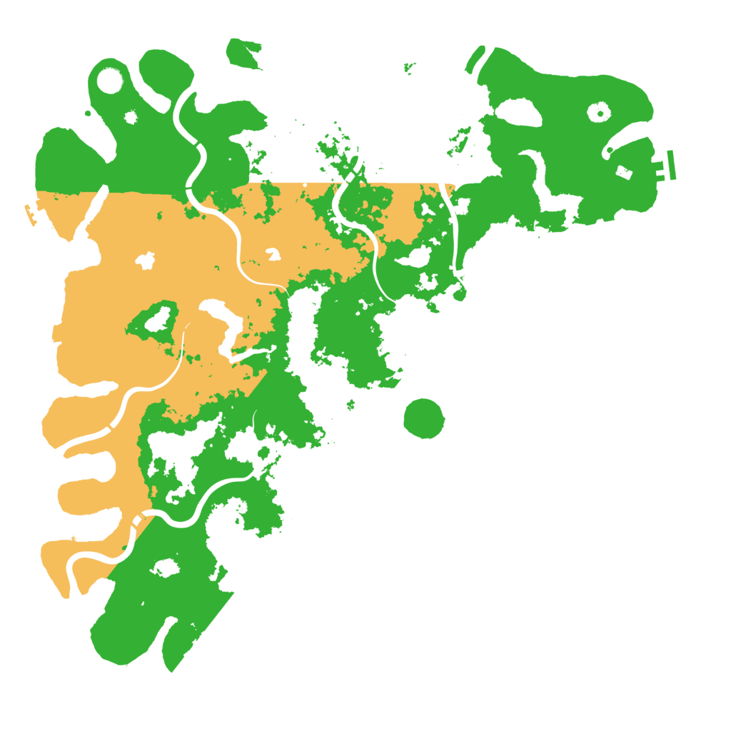 Biome Rust Map: Procedural Map, Size: 5000, Seed: 2000688991