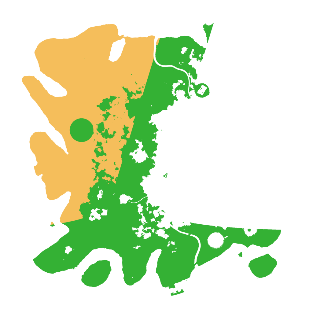 Biome Rust Map: Procedural Map, Size: 3500, Seed: 1140441749