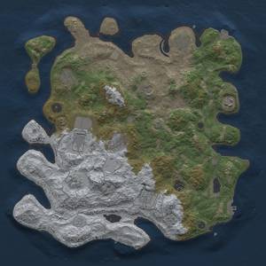 Thumbnail Rust Map: Procedural Map, Size: 4000, Seed: 1704067726, 18 Monuments