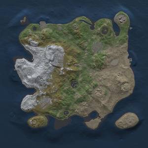 Thumbnail Rust Map: Procedural Map, Size: 3000, Seed: 234123, 14 Monuments