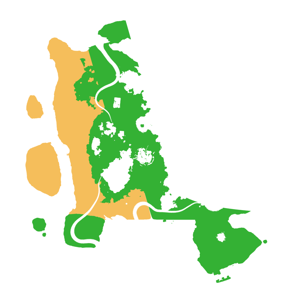 Biome Rust Map: Procedural Map, Size: 3000, Seed: 5042024