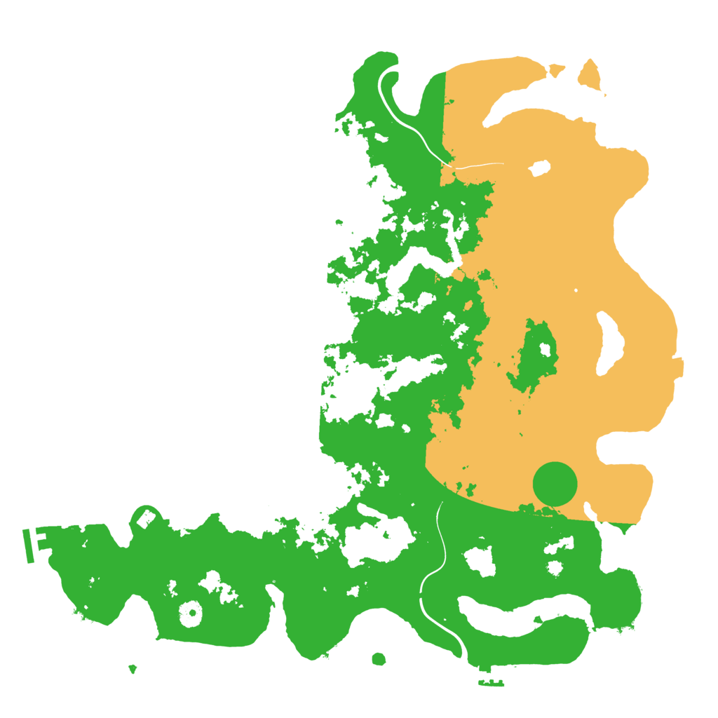 Biome Rust Map: Procedural Map, Size: 4250, Seed: 1711337493