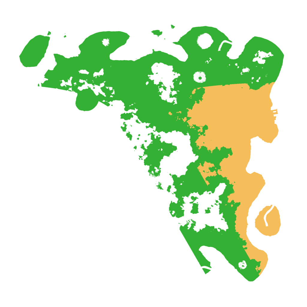 Biome Rust Map: Procedural Map, Size: 3850, Seed: 11987