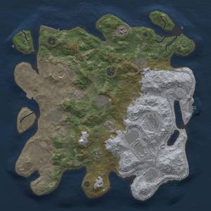 Thumbnail Rust Map: Procedural Map, Size: 4000, Seed: 1805681922, 19 Monuments