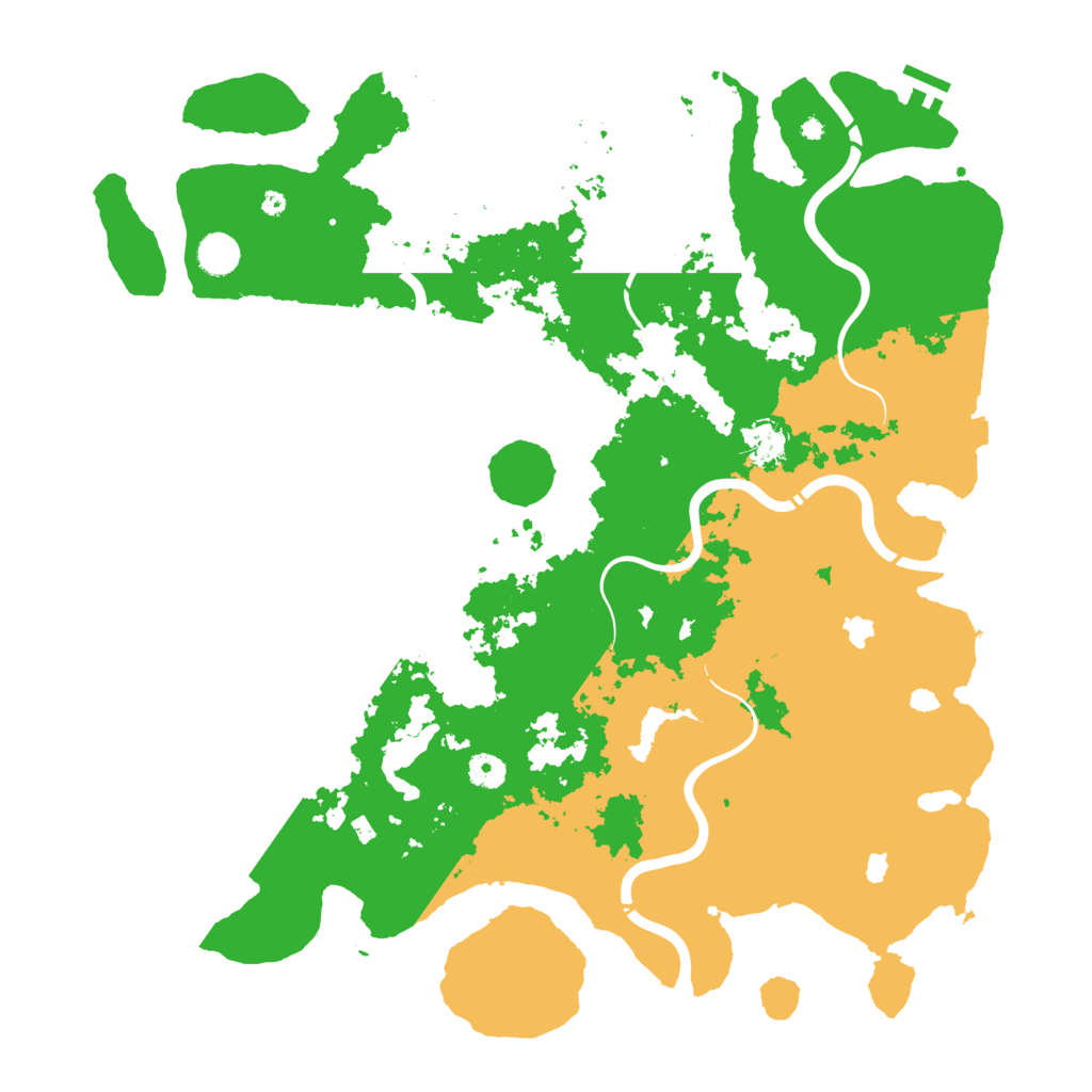Biome Rust Map: Procedural Map, Size: 4500, Seed: 1586309704