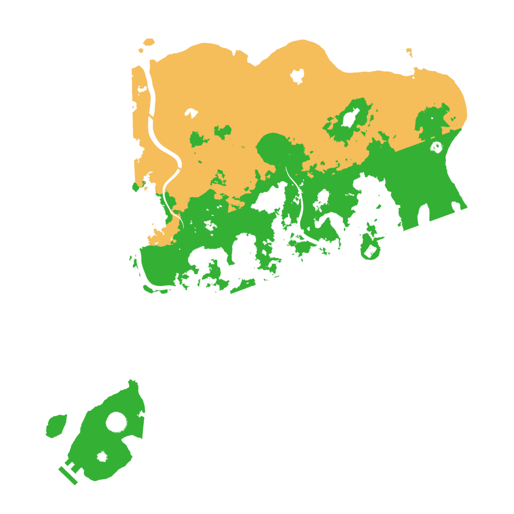Biome Rust Map: Procedural Map, Size: 4500, Seed: 1530507371