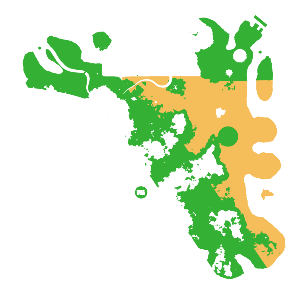 Biome Rust Map: Procedural Map, Size: 4000, Seed: 205780935