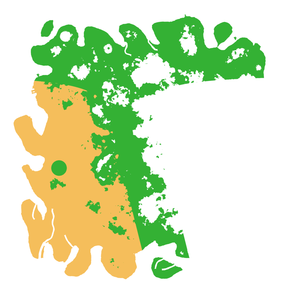 Biome Rust Map: Procedural Map, Size: 5000, Seed: 6546857