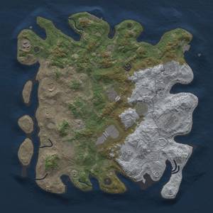 Thumbnail Rust Map: Procedural Map, Size: 4000, Seed: 1986044964, 17 Monuments