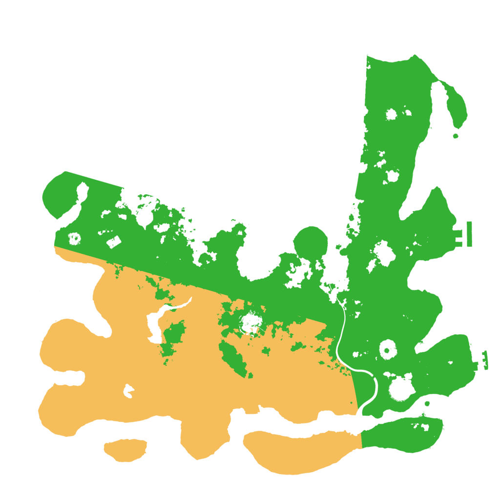 Biome Rust Map: Procedural Map, Size: 4000, Seed: 92314